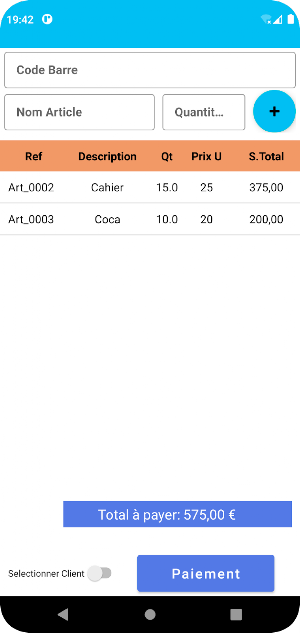 Sales and Stock Management Screenshot 3
