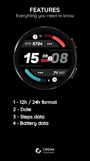 Plexiglass Watch Face Screenshot 2