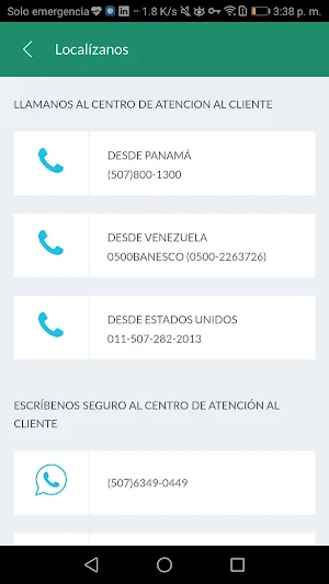 Banesco PA Screenshot 1