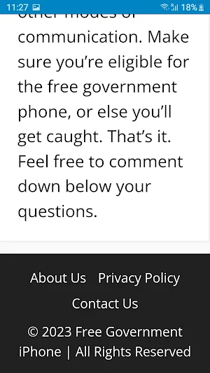 Freee Government iPhone Screenshot 1