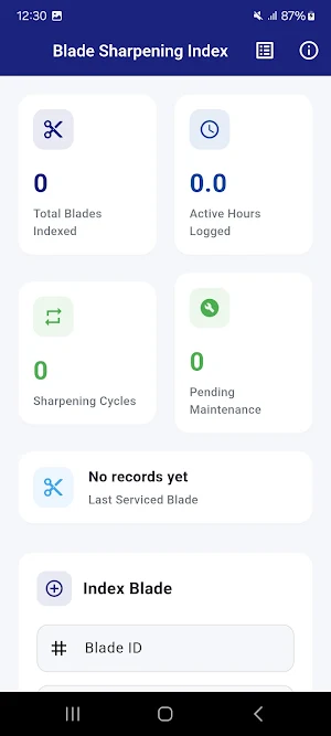 Blade Sharpening Index Screenshot 1