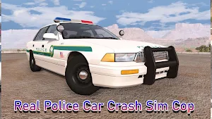 Real Police Car Crash Sim Cop Screenshot 2