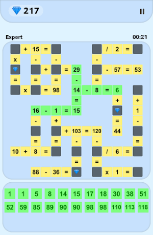 Math Crossword Puzzles Screenshot 0