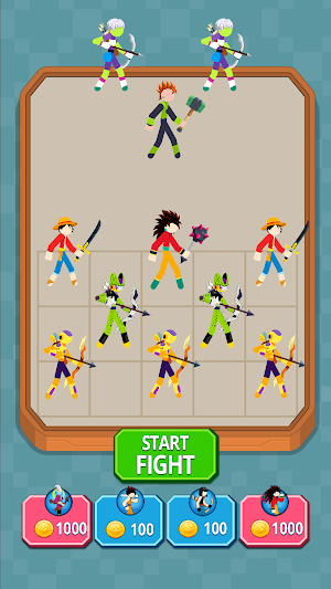 Merge Stickman Warrior Screenshot 1