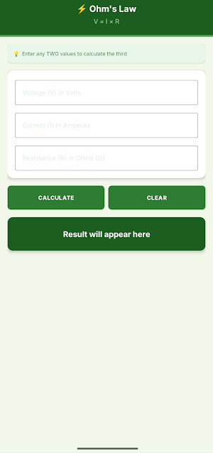 Electro Calculator Screenshot 1