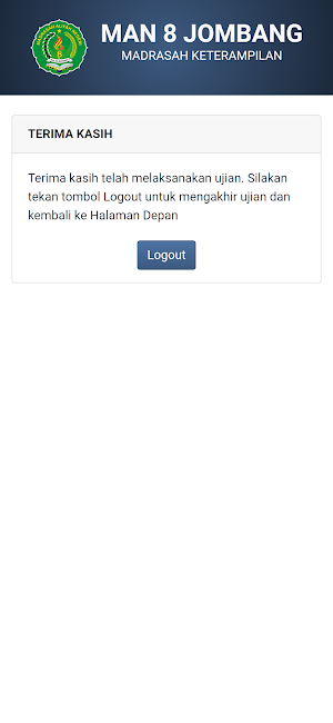 Exam Client MAN 8 Jombang Screenshot 2