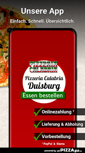Pizzeria Calabria Duisburg Screenshot 0