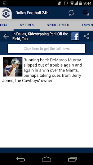 Dallas Football 24h Screenshot 2
