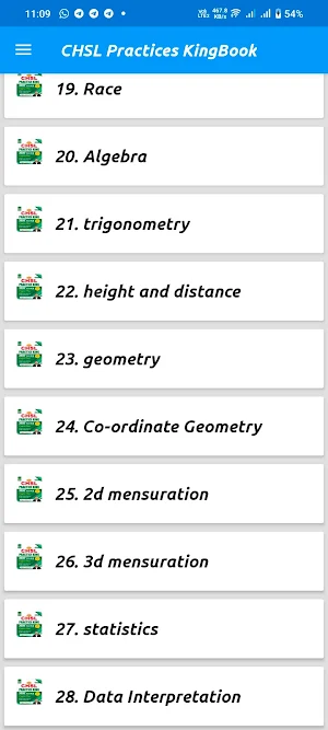 CHSL Practices King Book Screenshot 1
