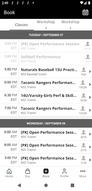 NorthStar Sports Screenshot 1