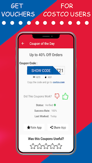 Vouchers for Cstco users Screenshot 3