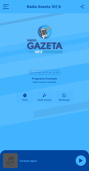 Rádio Gazeta 107,9 Screenshot 0