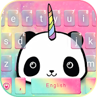 Lovely Unicorn Pandicorn Keyboard Theme