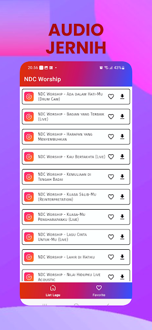 Lagu Rohani Offline Terbaru X Screenshot 3