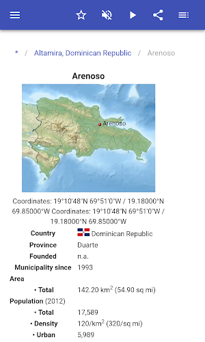 Municipalities of Dominican Republic Screenshot 2