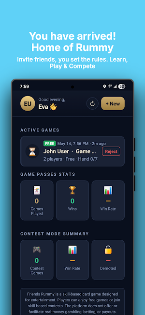 Friends Rummy Screenshot 0