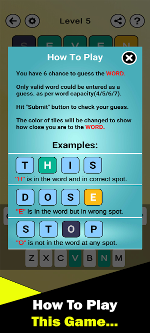 Word Guess - Guess Hidden Word Screenshot 1