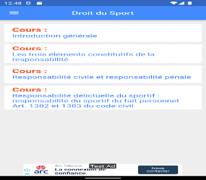 Droit du Sport Screenshot 2