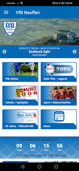 VfB Neuffen Screenshot 1