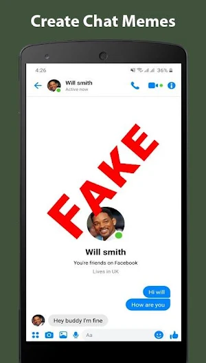Fake Chat Conversation - prank Screenshot 2