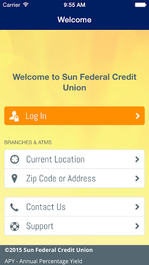 Sun Federal CU Mobile Screenshot 1