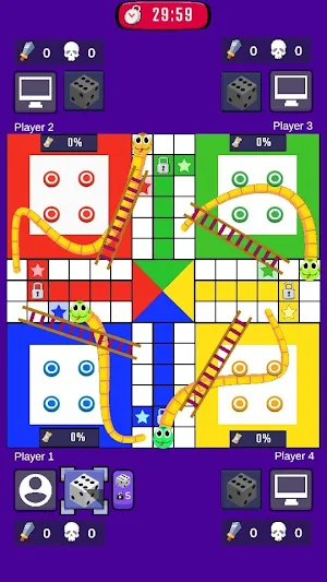 Magic Ludo and Snakes Screenshot 1
