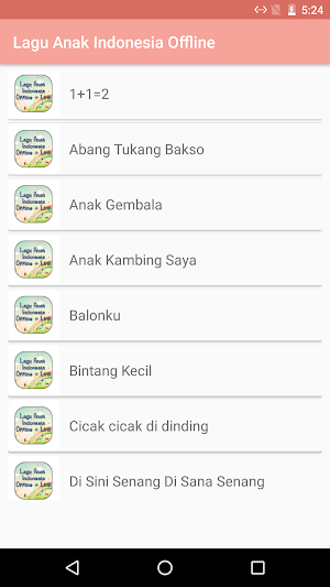 Lagu Anak Indonesia Offline + Lirik Screenshot 0