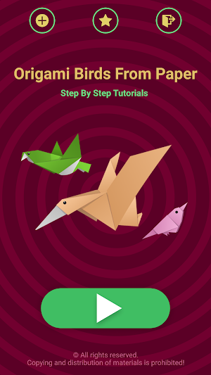 Origami Birds From Paper Screenshot 1