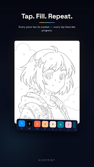 Hueprint - Paint by Numbers Screenshot 3