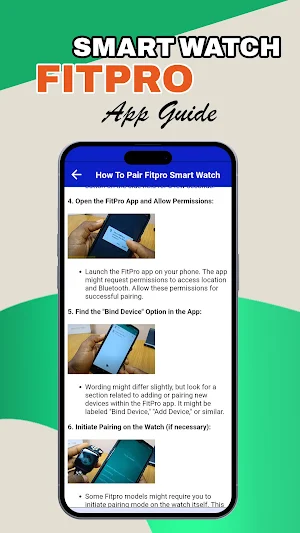 Fitpro Smart Watch App Guide Screenshot 3