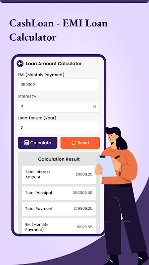 Loan EMI Calculator Screenshot 3