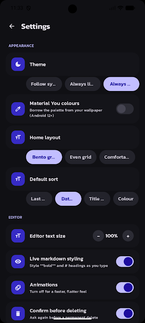 Basic Notepad Screenshot 3