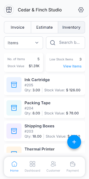 SnapBooks: Invoice & Billing Screenshot 1
