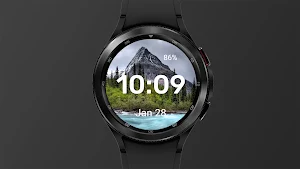 River and Mountains WatchFace Screenshot 2