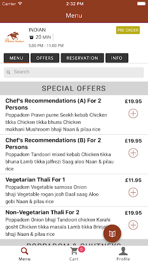 Aintree Tandoori Screenshot 0