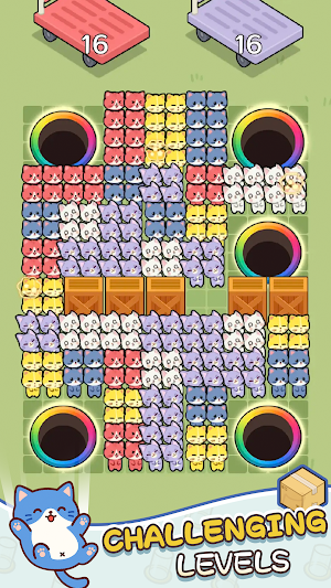 Pipe Cat: Color Sort Screenshot 3