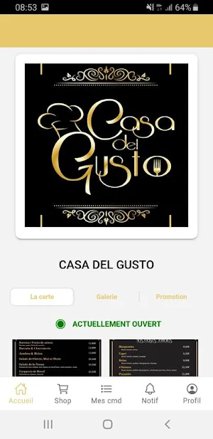 Casa Del gusto Screenshot 0