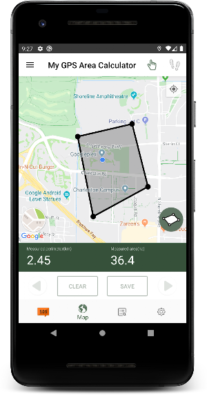 My GPS Area Calculator Screenshot 1