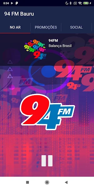 94 FM Bauru Screenshot 1
