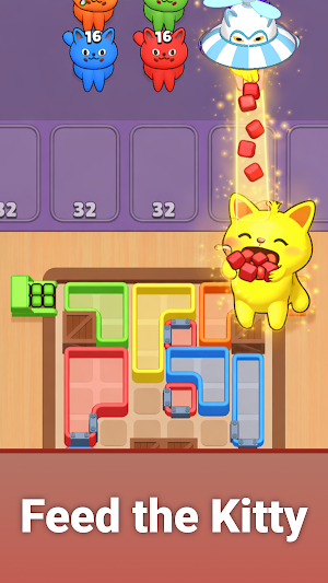 Hungry Kitty: Puzzle Screenshot 0
