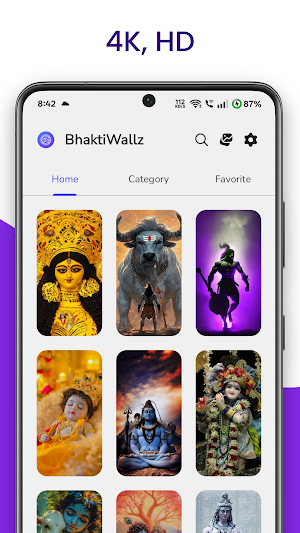 BhaktiWallz - God Wallpapers Screenshot 1