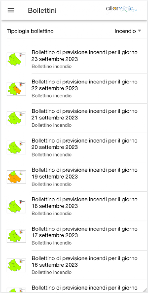 Allarmeteo Screenshot 2