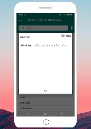 English Croatian Dictionary Screenshot 3
