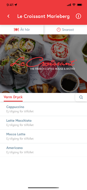 Le Croissant Coffee & Bistro Screenshot 1