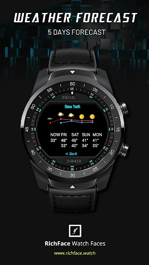 Digital Striker Watch Face Screenshot 2