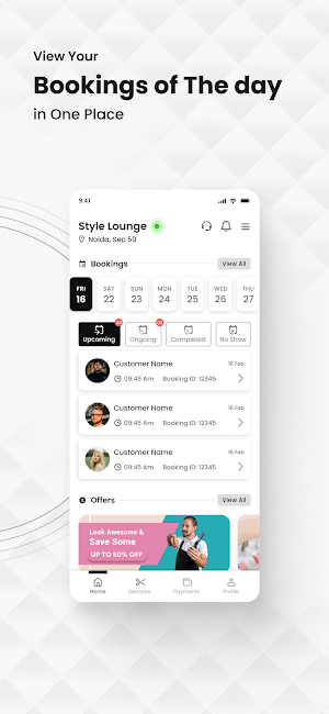 Style Lounge Partner App Screenshot 0