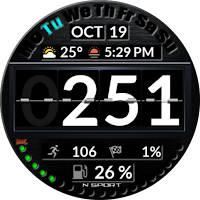 NTV520 - Digital watch face