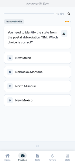 US States Facts Quiz: Practice Screenshot 1
