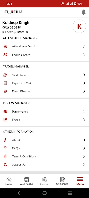FujiFilm Spark Screenshot 3