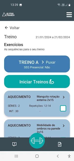 Alpha Trainer Screenshot 2
